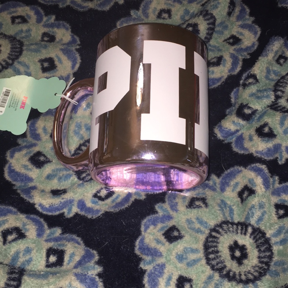 Pink coffee mug